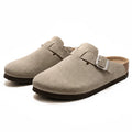 Suede Clogs